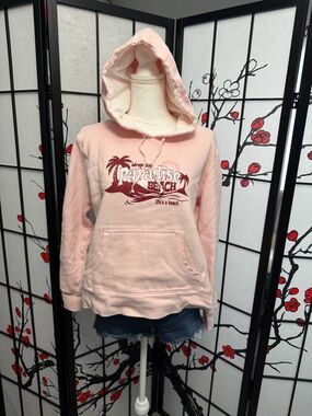 Aeropostale Light Pink 'Paradise Beach' Pullover Hoodie